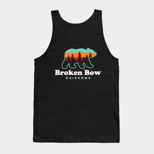 Broken Bow Oklahoma Lake Outdoors Bear Tank Top